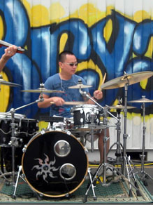 Falling Moon at School Carnival 2011